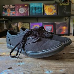 All Black Vans Lo Pro - Lace Up Women Size 6.5